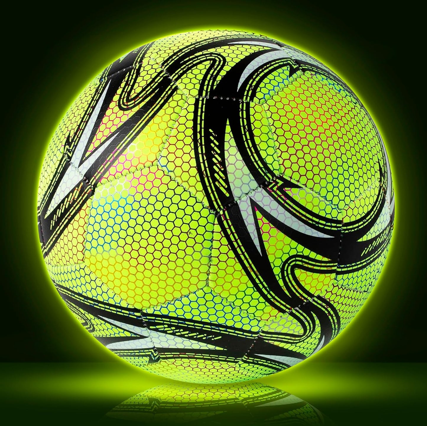 Radiant Glow in the Dark Soccer Ball - Size 4 & 5