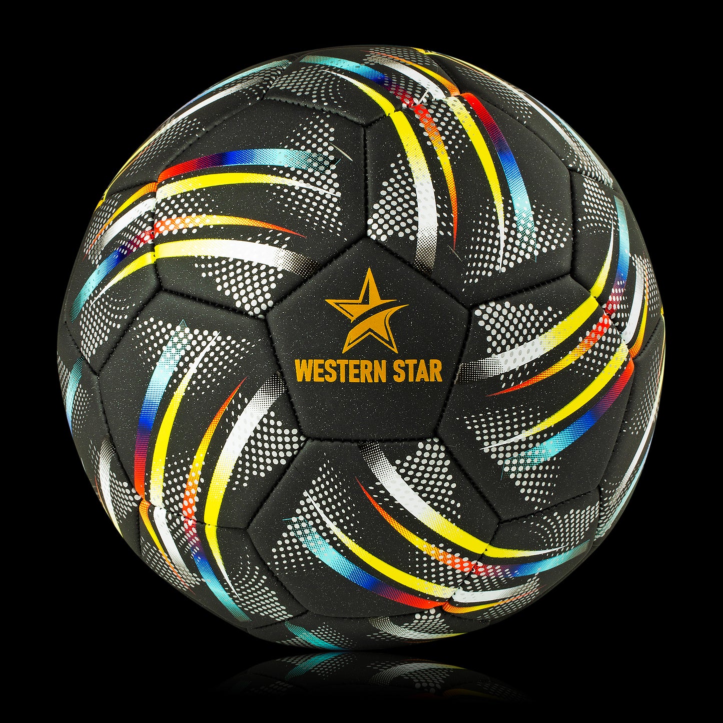 Western Star Soccer Ball Size 4 & Size 5 - Official Match Weight