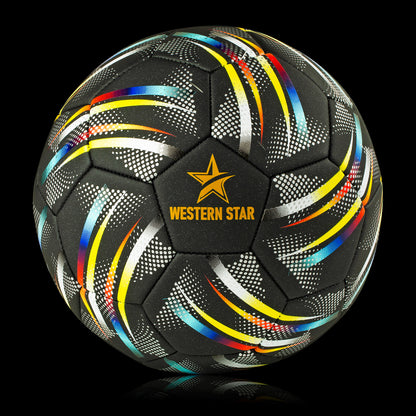 Western Star Soccer Ball Size 4 & Size 5 - Official Match Weight