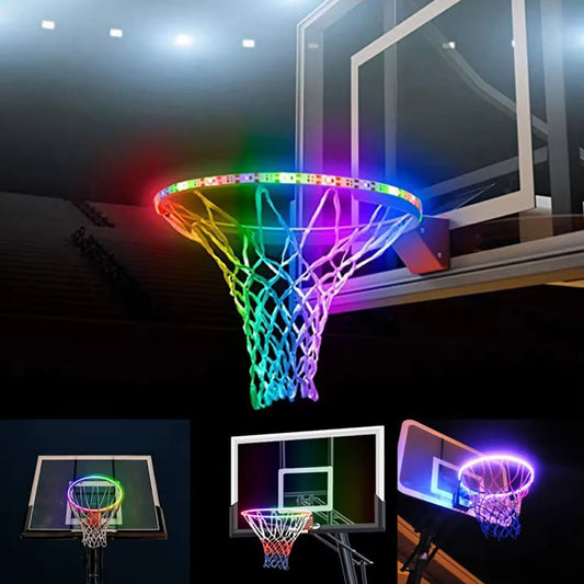 LED basketball Net Solar Powered
