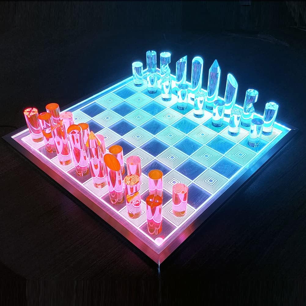 Radiant LED Lightup Chess Set