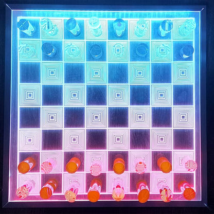 Radiant LED Lightup Chess Set