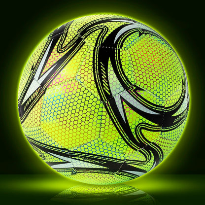 Radiant Glow in the Dark Soccer Ball - Size 4 & 5