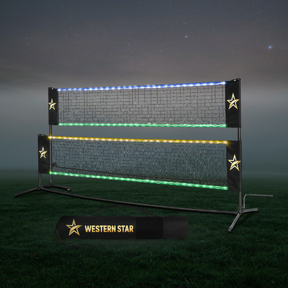 LED Portable Net - Tennis, Badminton, Pickleball