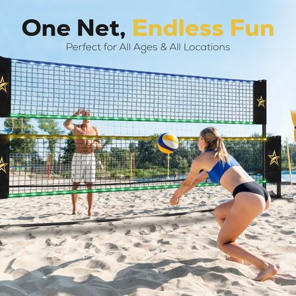LED Portable Net - Tennis, Badminton, Pickleball